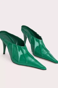 Trish Clover Green Patent Leather