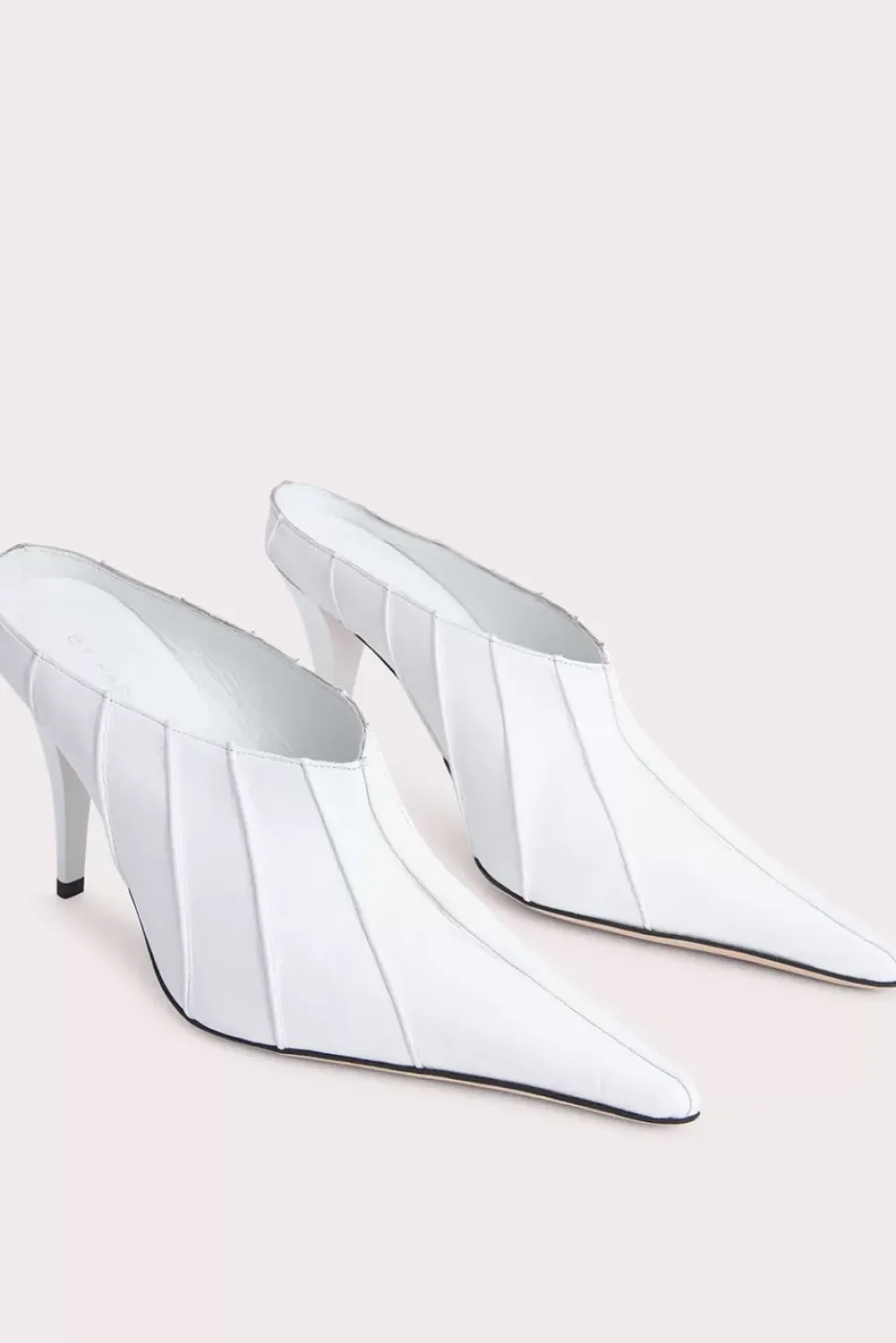 Trish White Nappa Leather