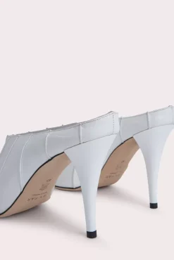 Trish White Nappa Leather