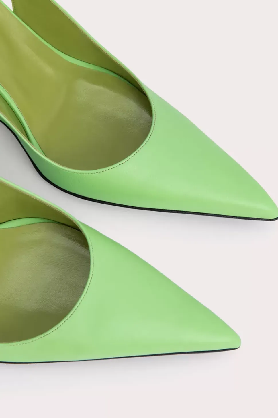 Vaughn Fresh Green Nappa Leather