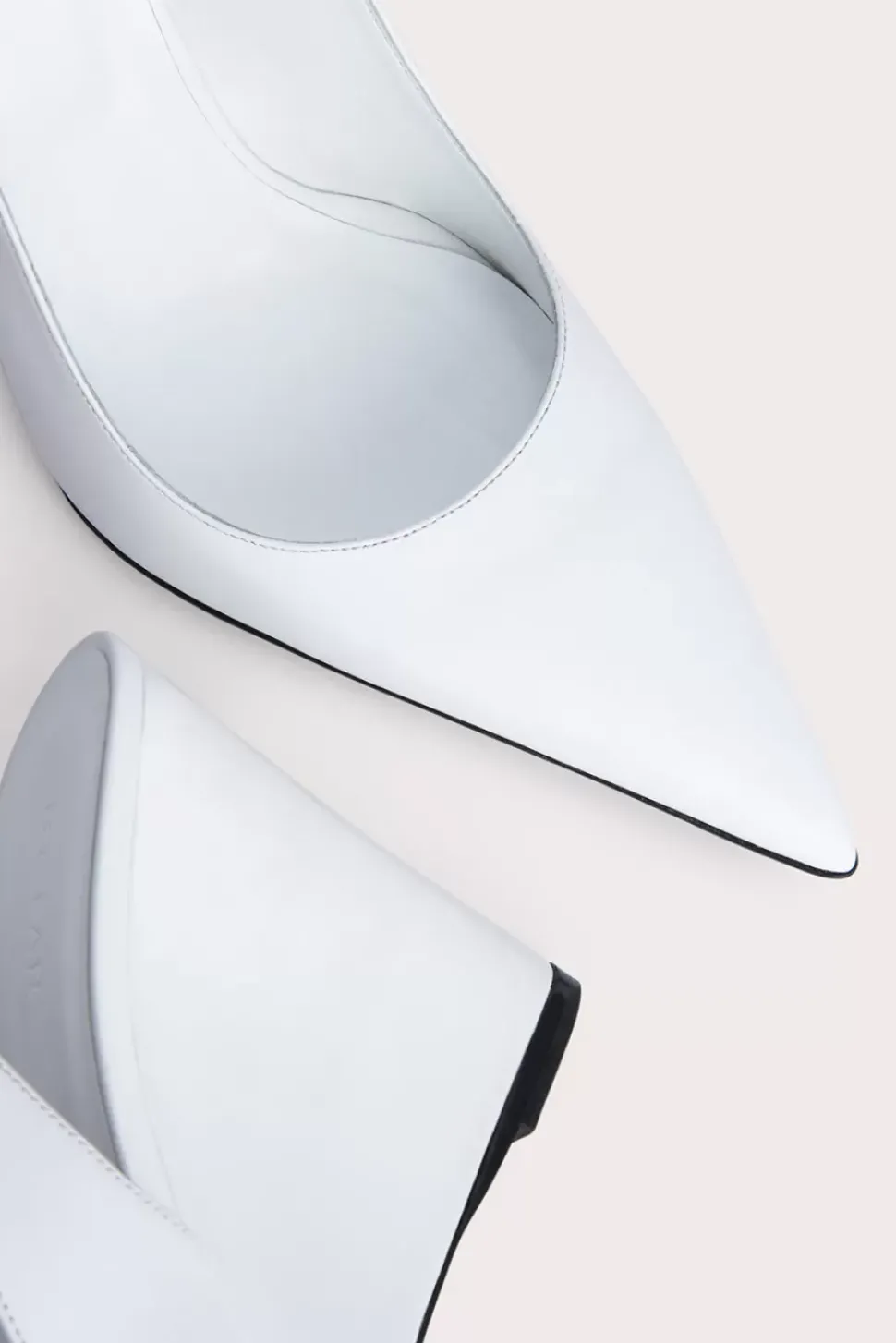 Vaughn White Nappa Leather