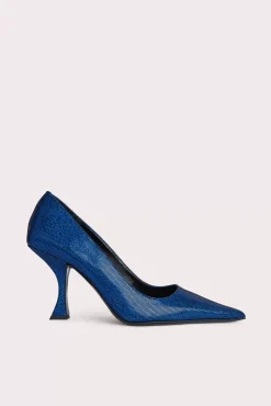 Viva Blue Disco Dot Leather