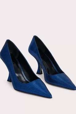 Viva Blue Disco Dot Leather