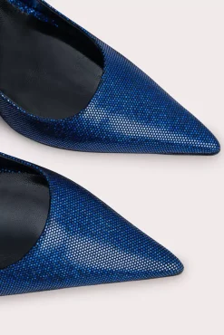 Viva Blue Disco Dot Leather