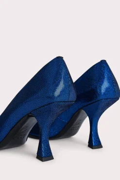 Viva Blue Disco Dot Leather