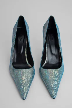 Viva Disco Blue Hologram Leather
