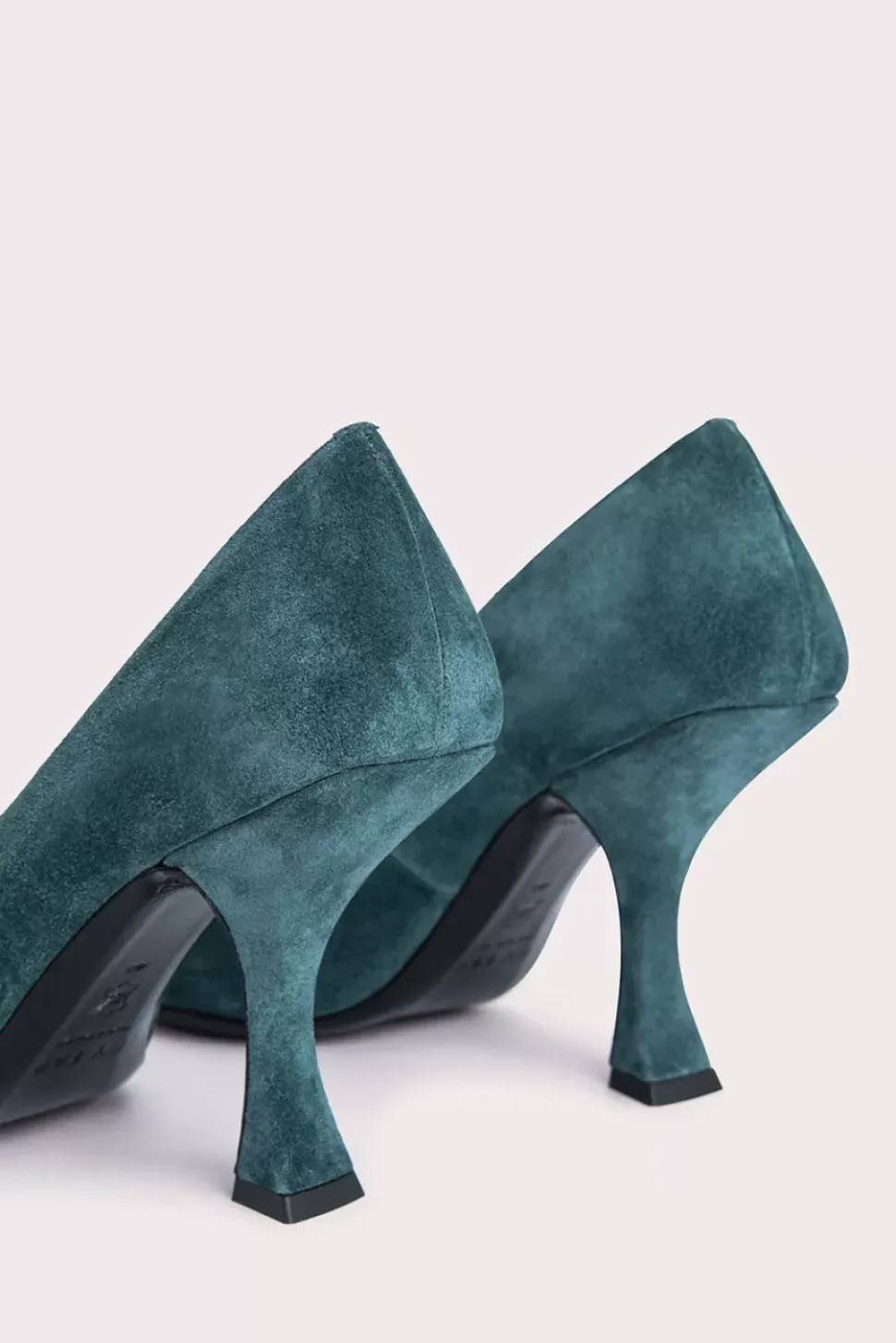 Viva Petrol Suede Leather