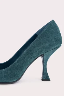 Viva Petrol Suede Leather