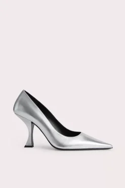 Viva Silver Metallic Leather