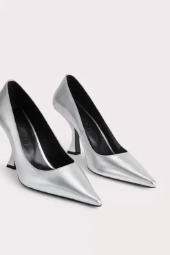 Viva Silver Metallic Leather