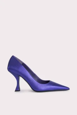 Viva Ultraviolet Metallic Grain Leather
