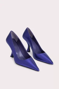 Viva Ultraviolet Metallic Grain Leather