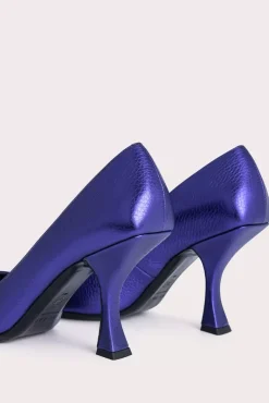 Viva Ultraviolet Metallic Grain Leather