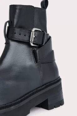 Warner Black Nappa Leather