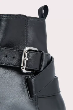 Warner Black Nappa Leather