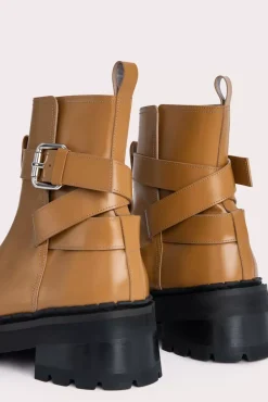 Warner Peanut Butter Soft Semi Patent Leather