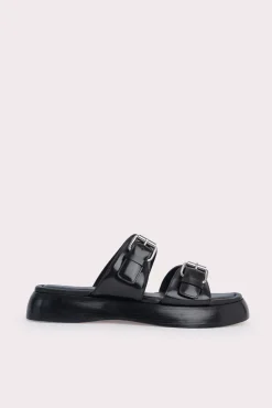 Wyatt Black Semi Patent And Nappa Leather