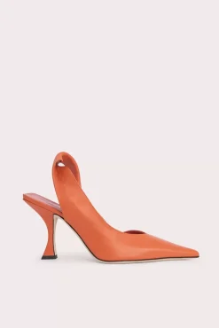 Yasha Burnt Orange Nappa Leather