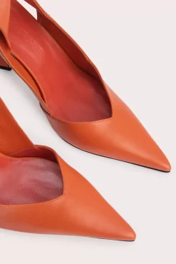 Yasha Burnt Orange Nappa Leather