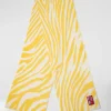 Zebra Scarf Sunlight Yellow Alpaca